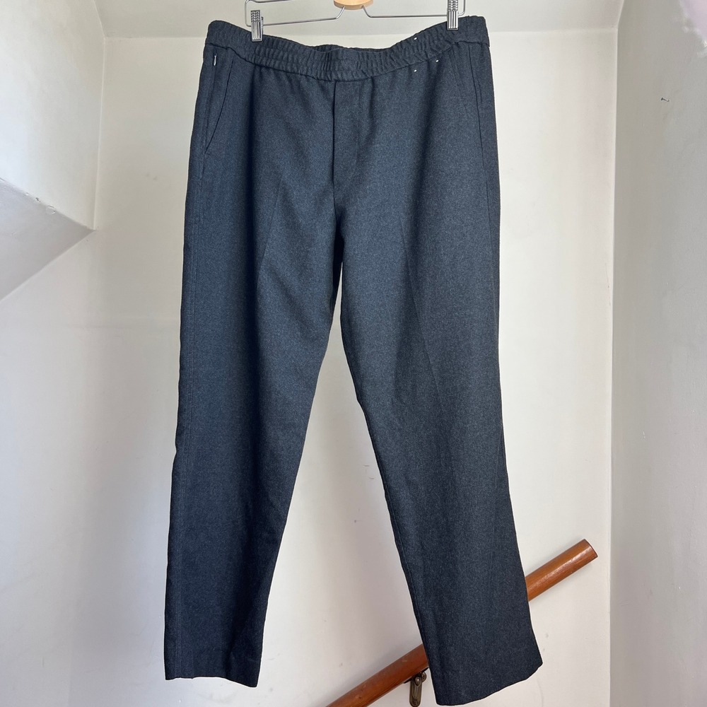 Abercrombie & Fitch Loose Fit Trousers XL Men Gray Elastic Waist Sweats Pants